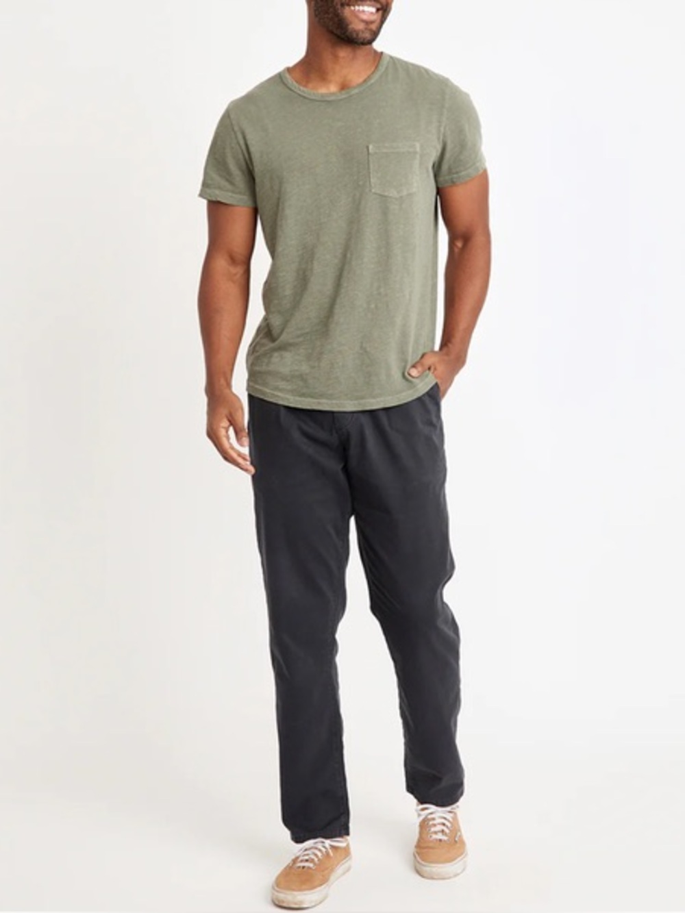 Marine Layer Men’s Black Chinos